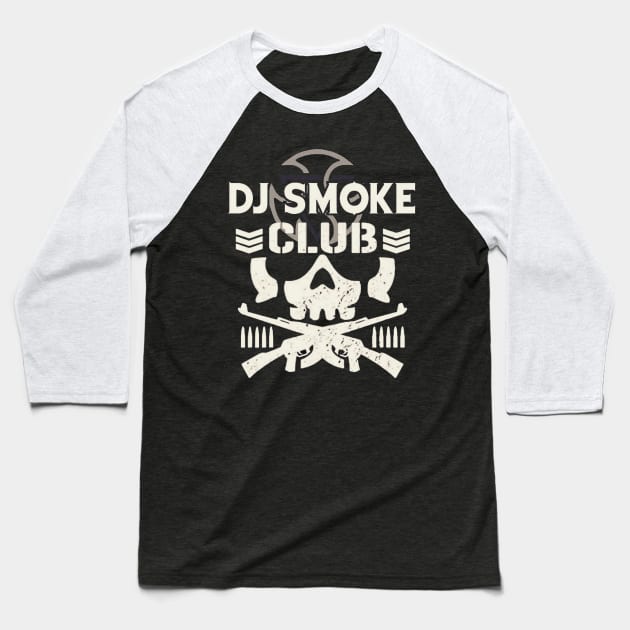 DJ Smoke Club Baseball T-Shirt by DJ Smoke Shop2